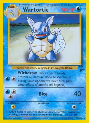 Wartortle - Ken Sugimori