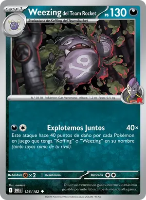 Weezing del Team Rocket
