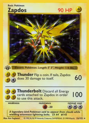 Zapdos - Ken Sugimori