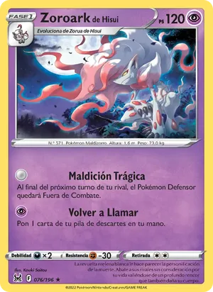 Zoroark de Hisui