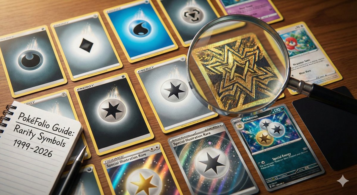 Illustration pour l'article Le Guide Ultime des Raretés Pokémon : Décrypter chaque symbole (1999 - 2026)