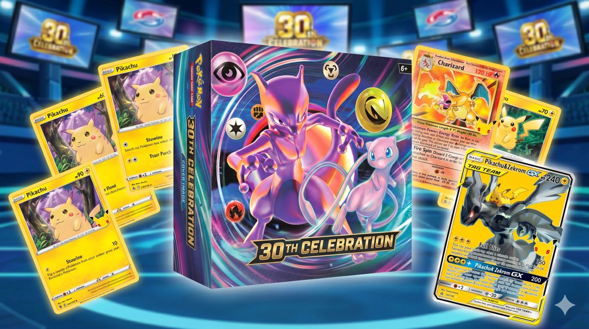 Illustration pour l'article JCC Pokémon : 30e Célébration - Tout ce que nous savons jusqu'à présent