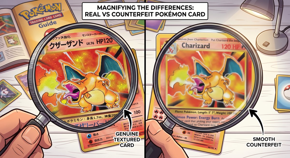 Thumbnail for article: Real vs. Fake: 5 Ways to Spot Counterfeit Pokémon Cards!