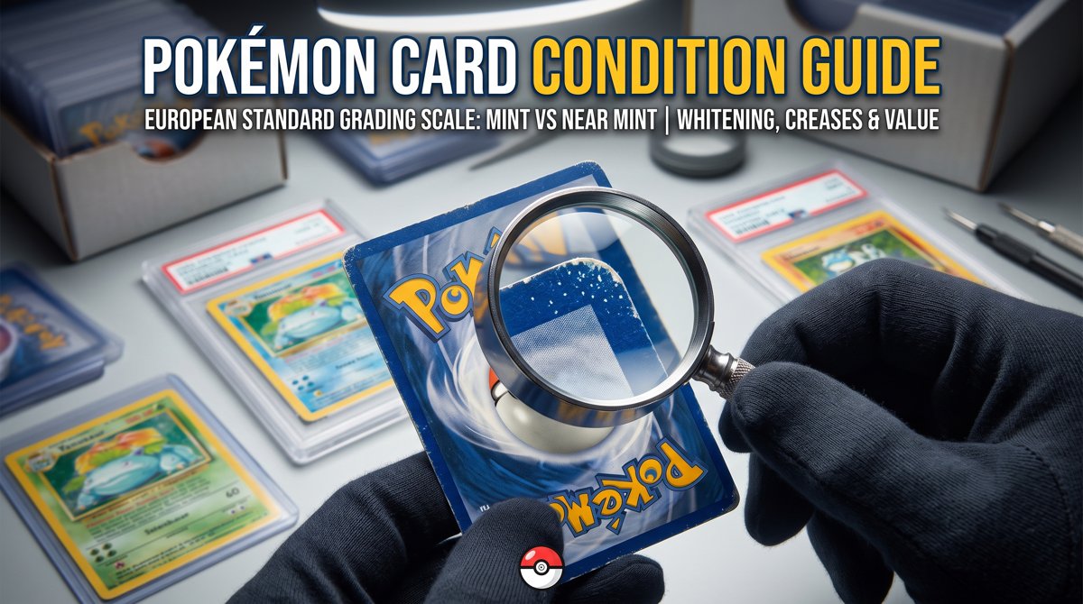 Cover image for the article: The Pokémon Card Condition Guide: Near Mint or Excellent?