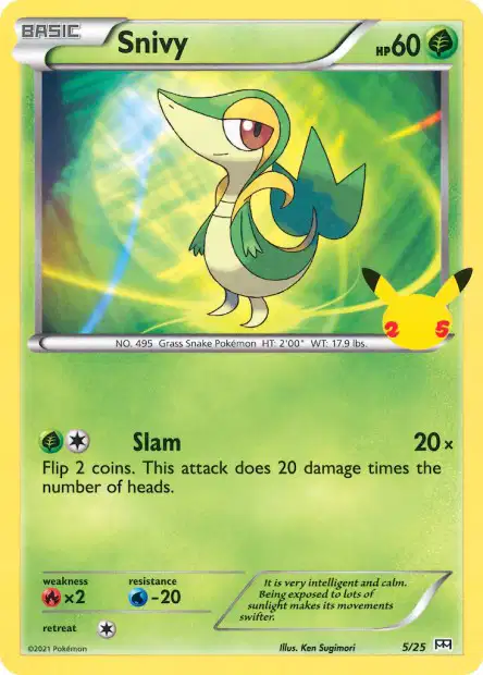 Snivy - Ken Sugimori