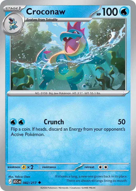 Croconaw - Felicia Chen
