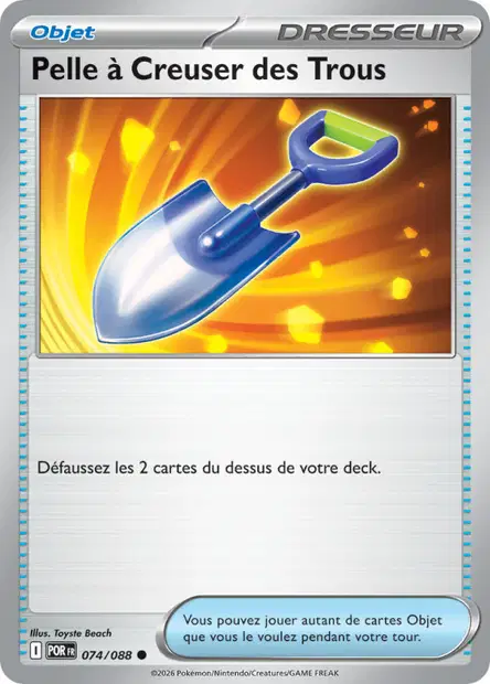 Pelle à Creuser des Trous