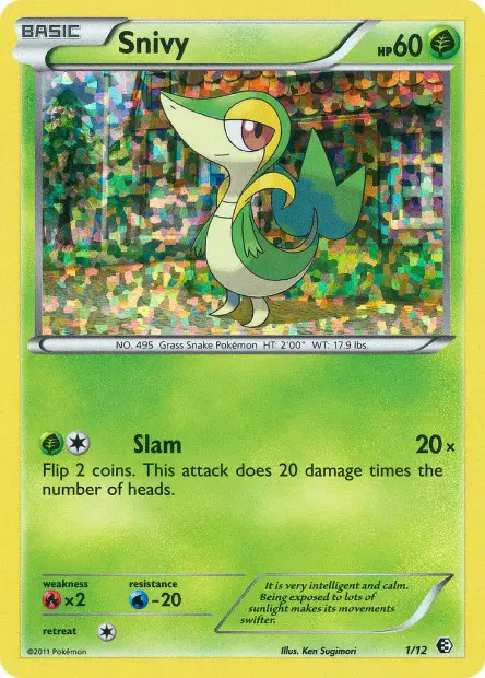 Snivy - Ken Sugimori