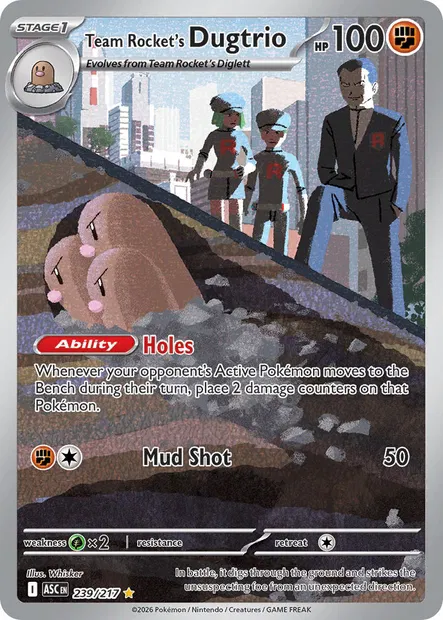 Team Rocket's Dugtrio