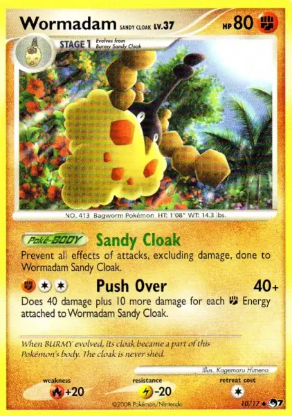 Wormadam Sandy Cloak