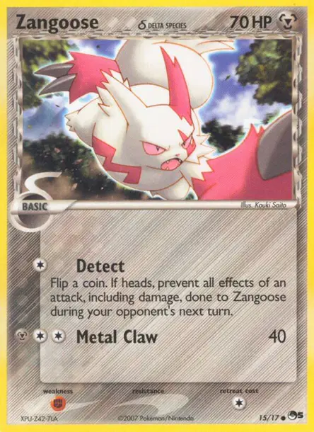 Zangoose δ Delta Species