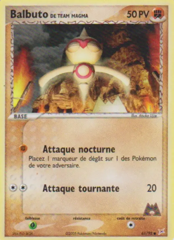Balbuto de Team Magma