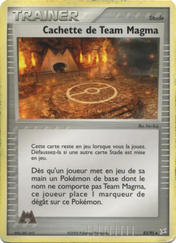Cachette de Team Magma - Ken Ikuji