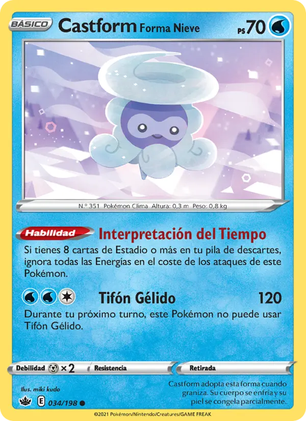 Castform Forma Nieve - miki kudo