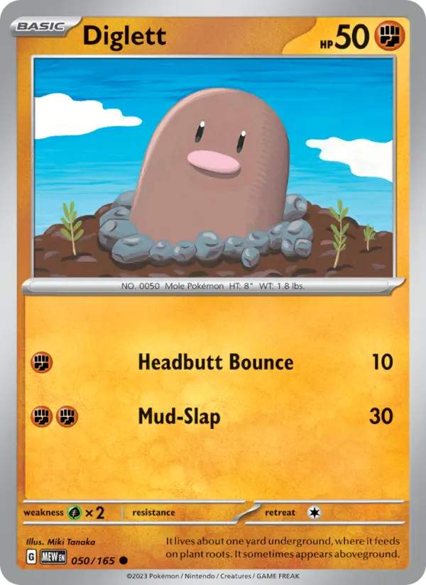 Diglett - Miki Tanaka