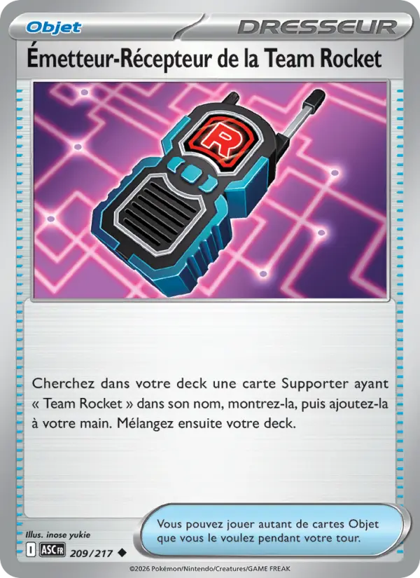 Émetteur-Récepteur de la Team Rocket - inose yukie