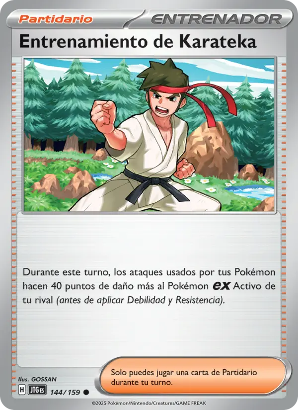 Entrenamiento de Karateka