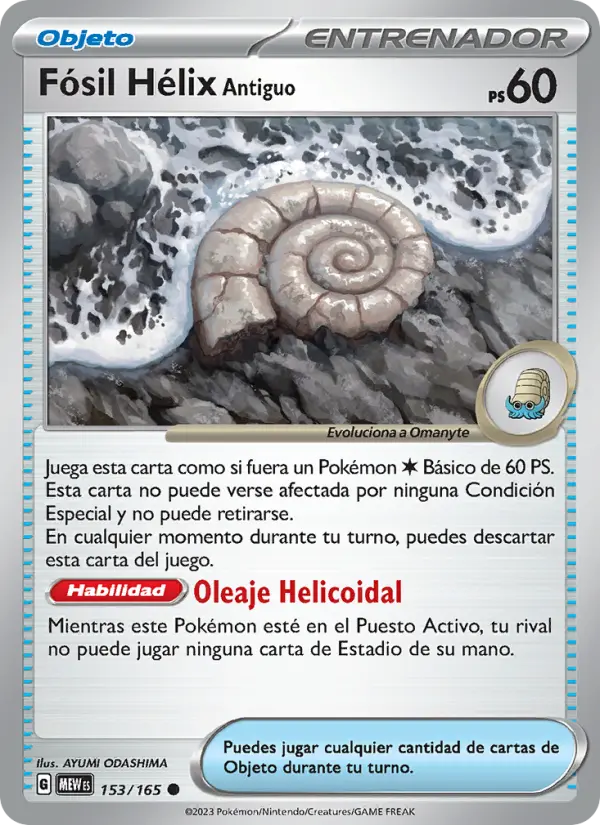 Fósil Hélix Antiguo