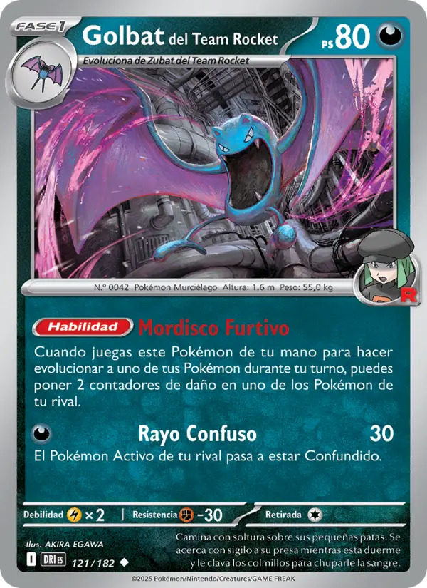 Golbat del Team Rocket - AKIRA EGAWA