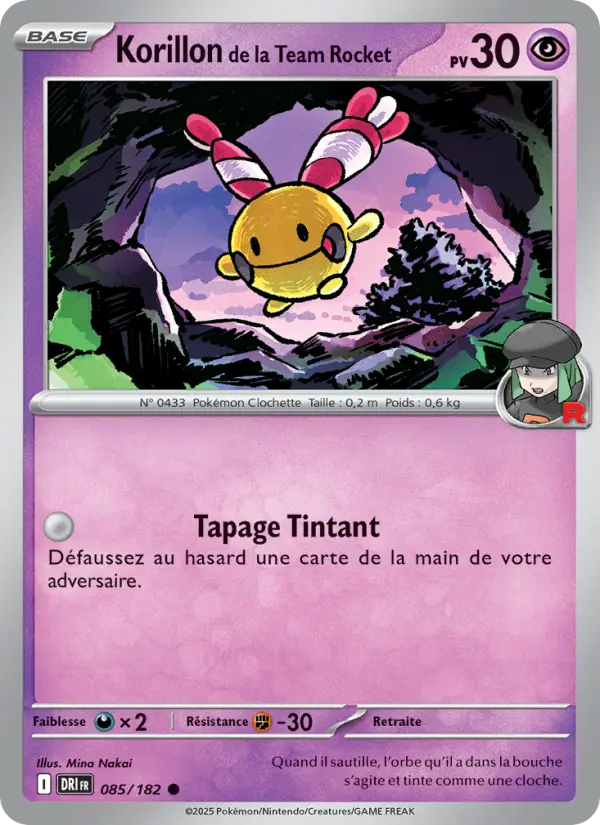 Korillon de la Team Rocket - Mina Nakai