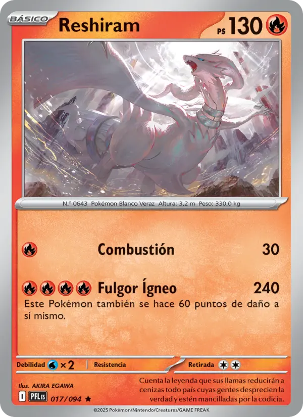 Reshiram - AKIRA EGAWA