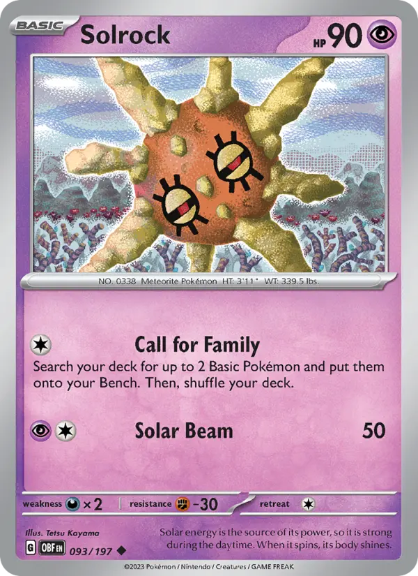 Solrock - Tetsu Kayama