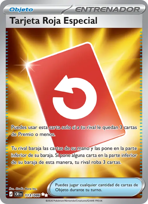 Tarjeta Roja Especial