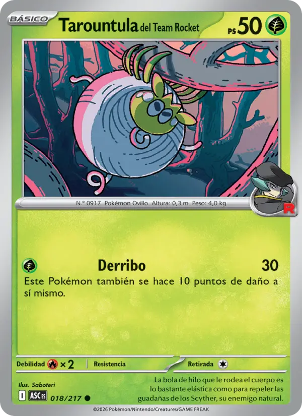Tarountula del Team Rocket
