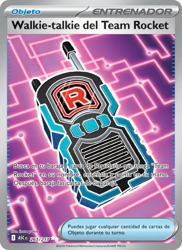 Walkie-talkie del Team Rocket - inose yukie
