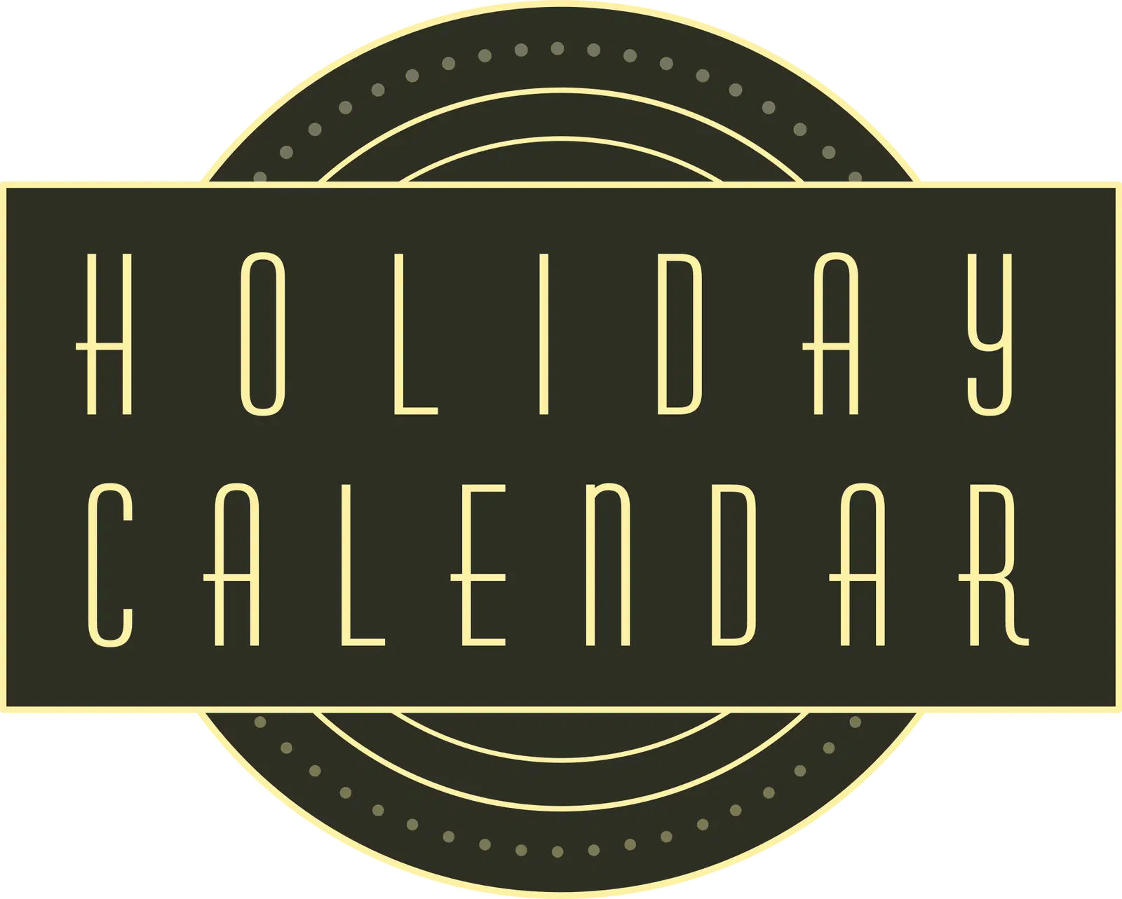 Holiday Calendar 2025